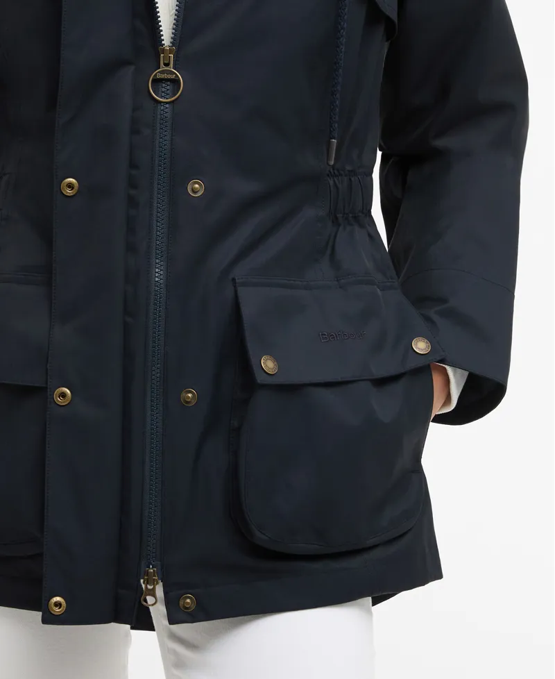 Barbour Womens Dallas Waterproof Jacket Dark Navy/Ancient-4
