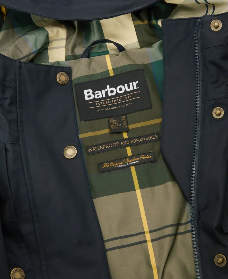 Barbour Womens Dallas Waterproof Jacket Dark Navy/Ancient-7