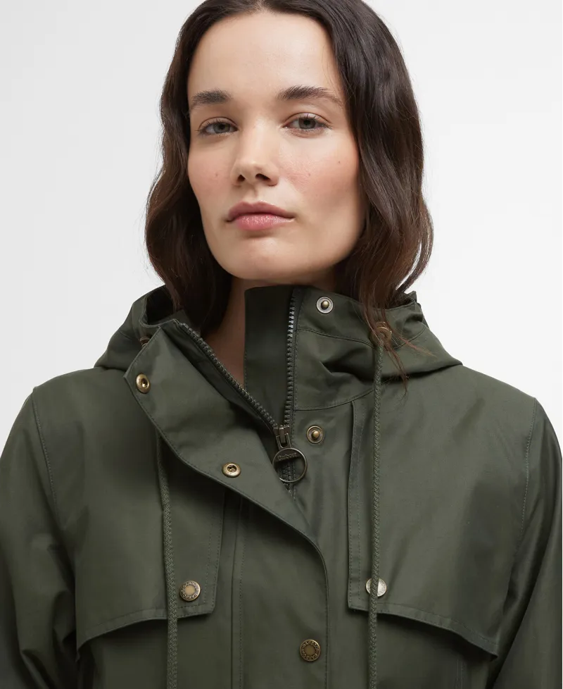 Barbour Womens Maple Waterproof Jacket Olive/Ancient Tartan-4