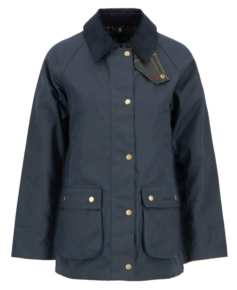 Barbour Women's Acorn Wax Jacket Navy-1