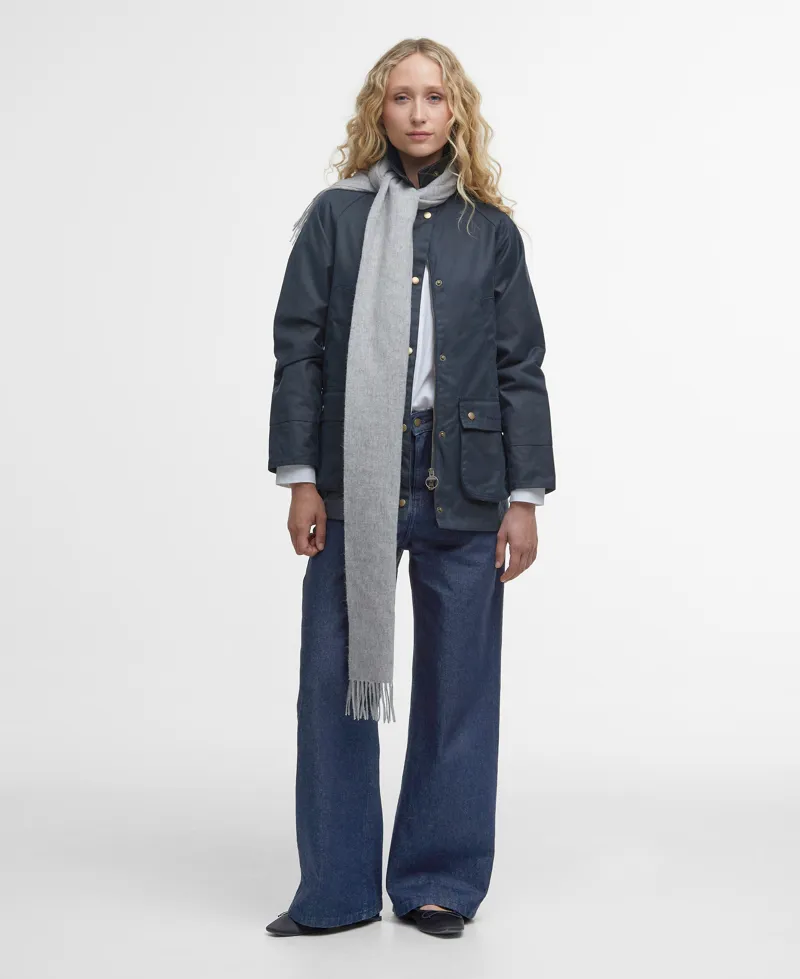 Barbour Women's Acorn Wax Jacket Navy-7