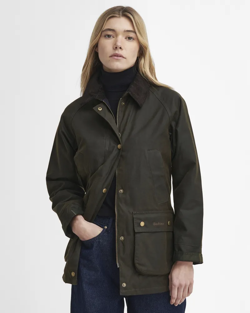 Barbour Ladies Acorn Wax Jacket Olive