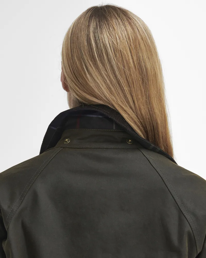 Barbour Ladies Acorn Wax Jacket Olive-6