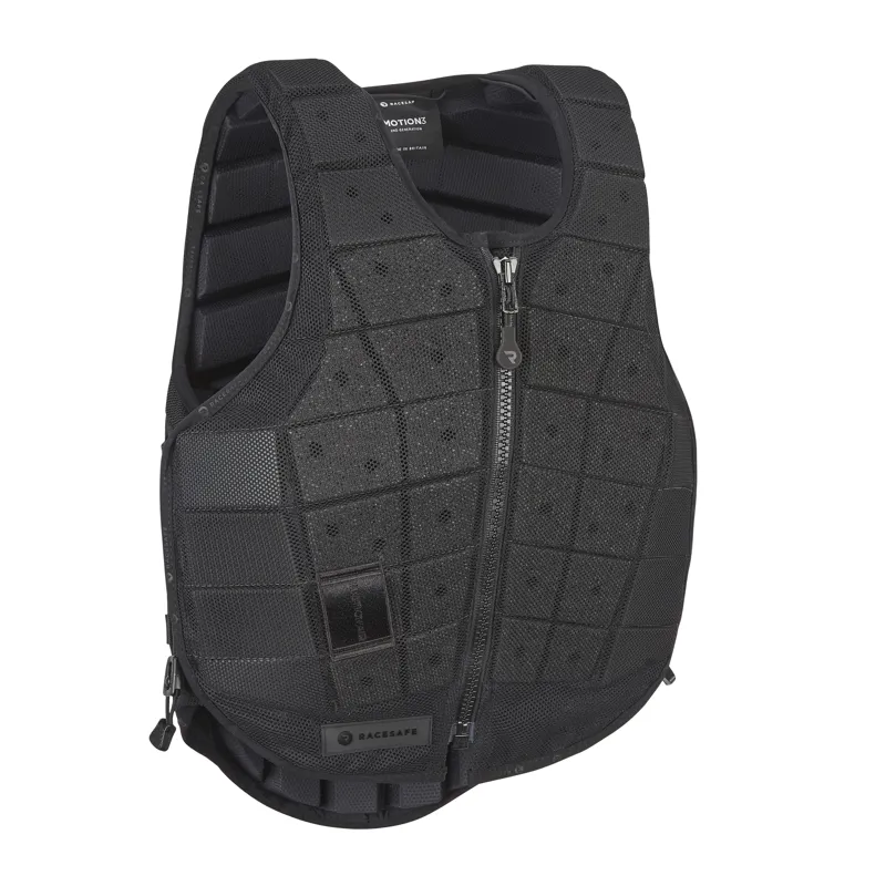 Racesafe Motion 3 Body Protector Young Rider Tall Front Black-1