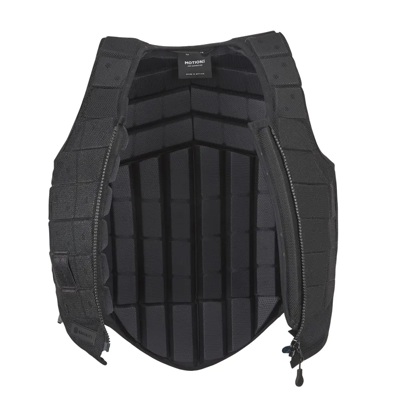 Racesafe Motion 3 Body Protector Young Rider Tall Front Black-2