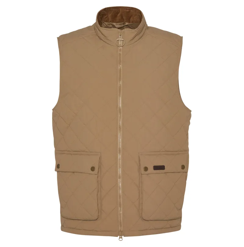 Barbour Mens Fernwood Gilet Military Brown-1