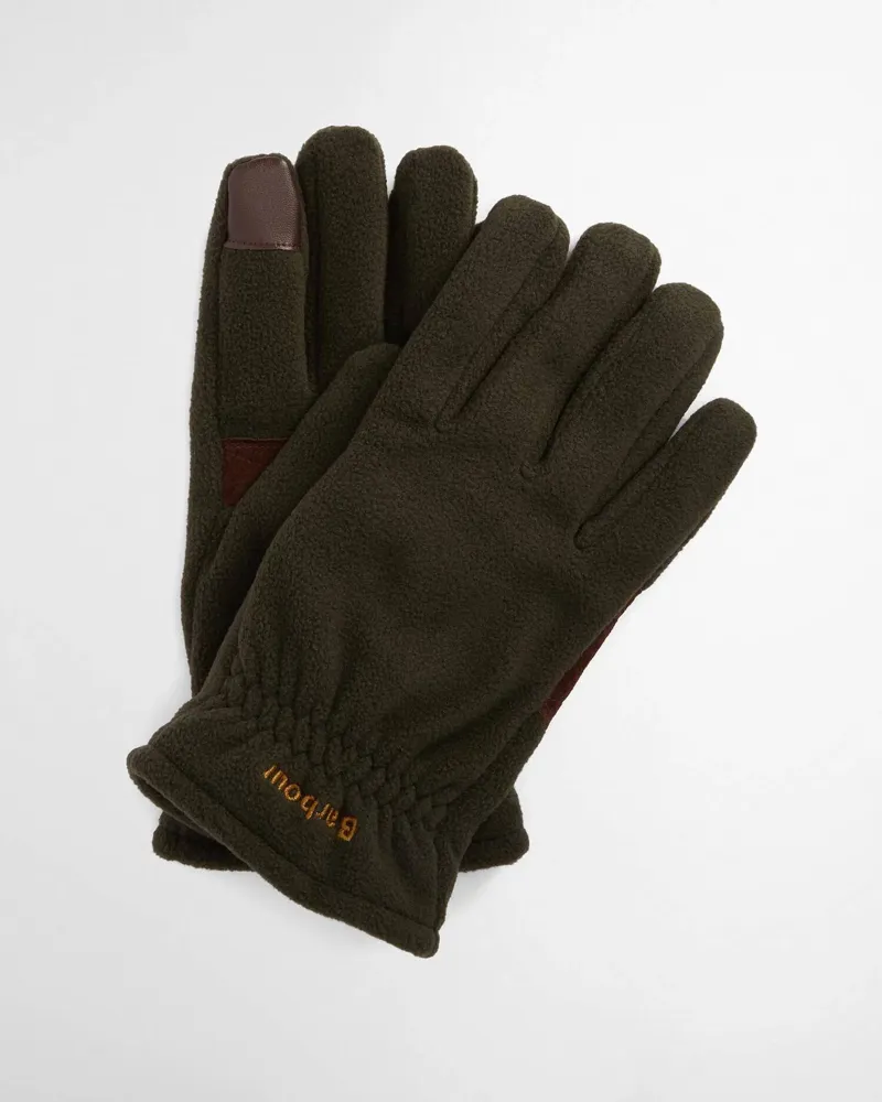 Barbour Coalford Fleece Gloves Olive