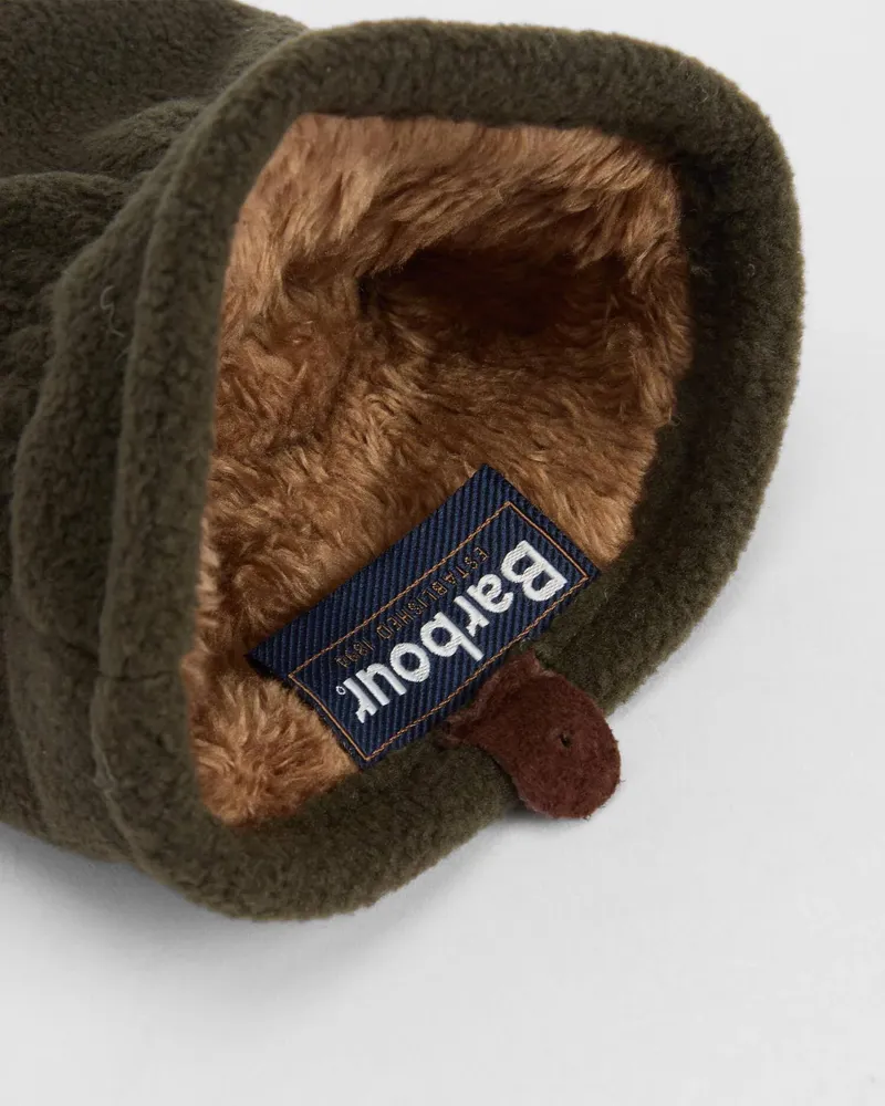 Barbour Coalford Fleece Gloves Olive-1