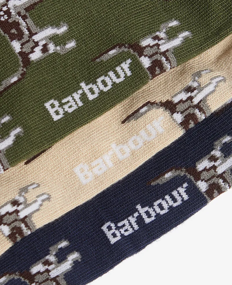 Barbour Pointer Dog Socks Gift Box-2