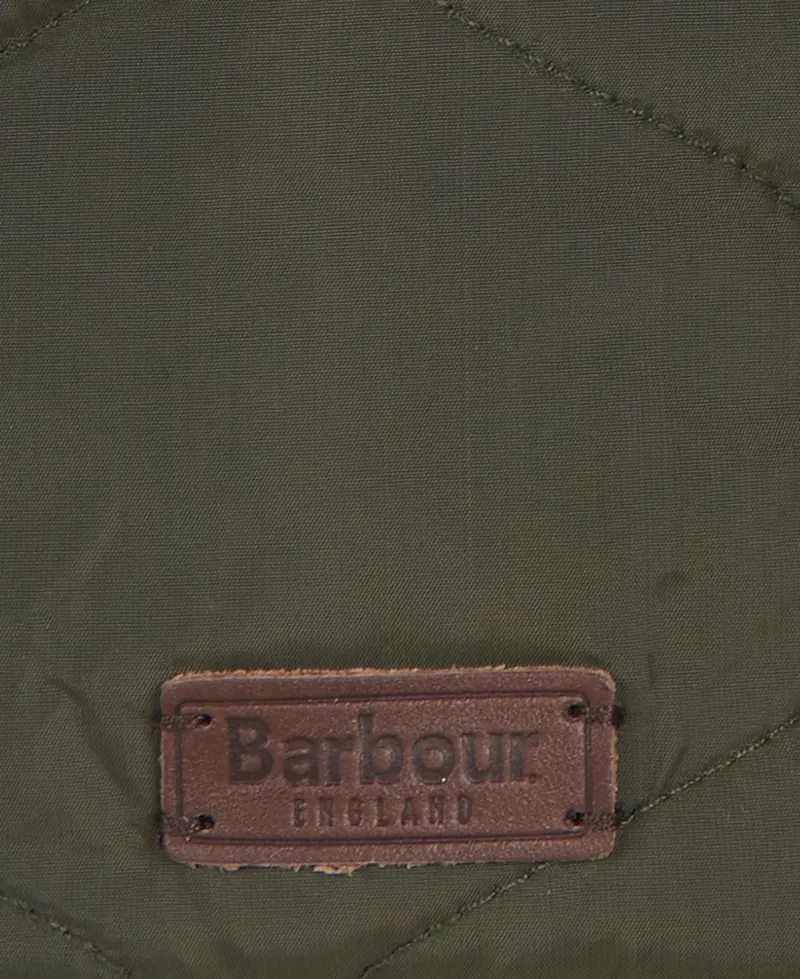 Barbour Sandbay Quilted Trapper Hat Olive-2