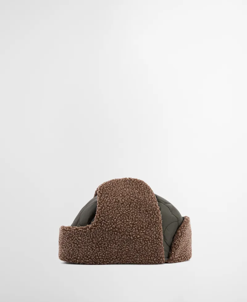 Barbour Sandbay Quilted Trapper Hat Olive-3