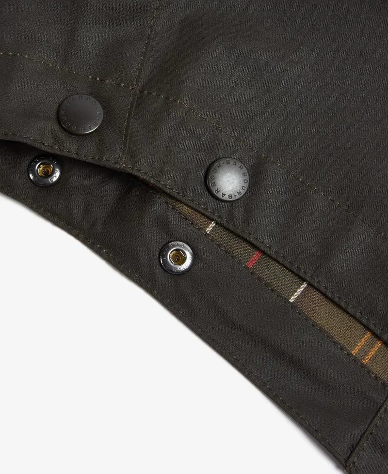 Barbour Classic Waxed Hood Olive-2