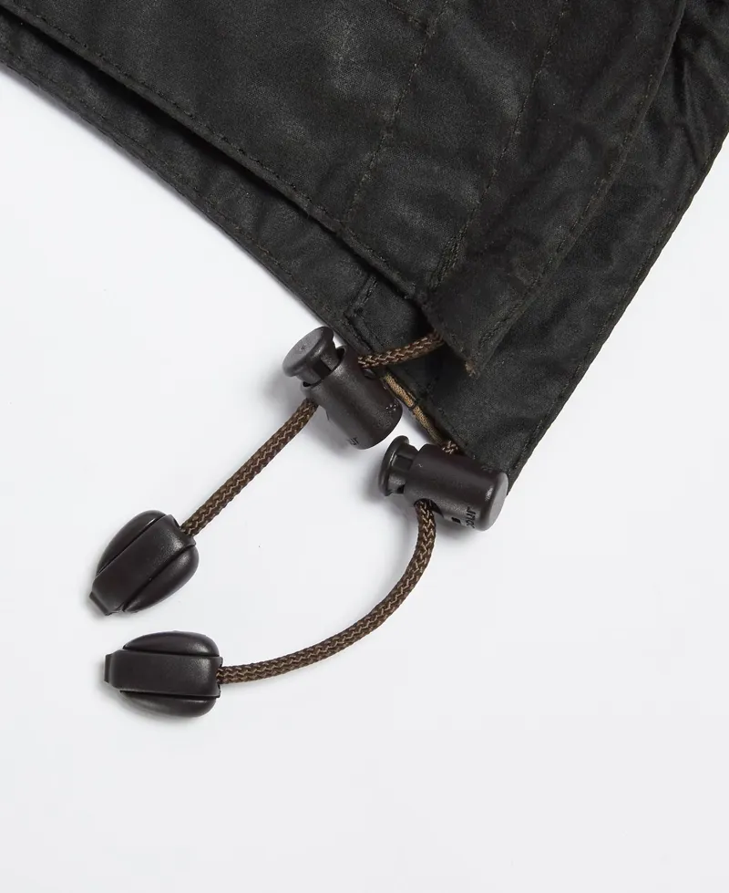 Barbour Light Weight Waxed Cotton Hood Olive-1