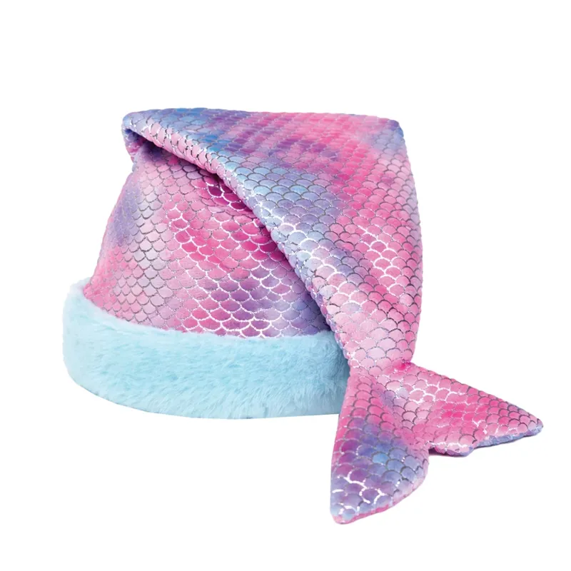 Equetech Childs Madison Mermaid Hat Silk Pink/Blue One Size