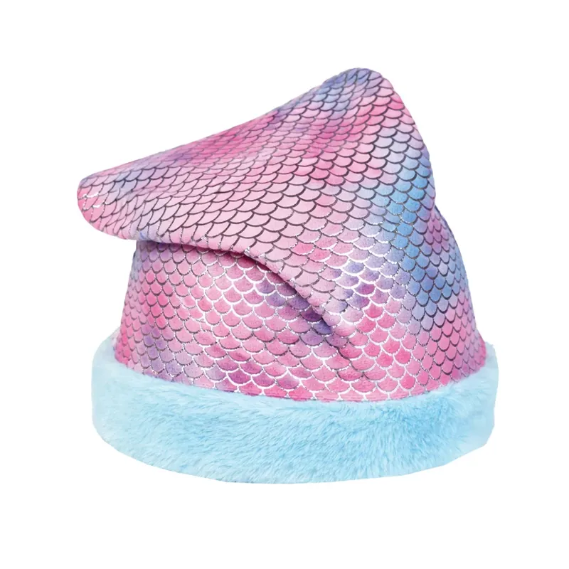 Equetech Childs Madison Mermaid Hat Silk Pink/Blue One Size-1
