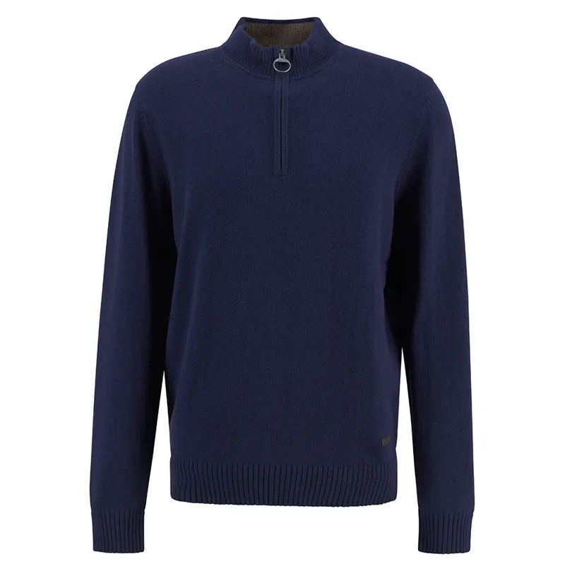 Barbour Kelson Quarter-Zip Jumper Navy-4