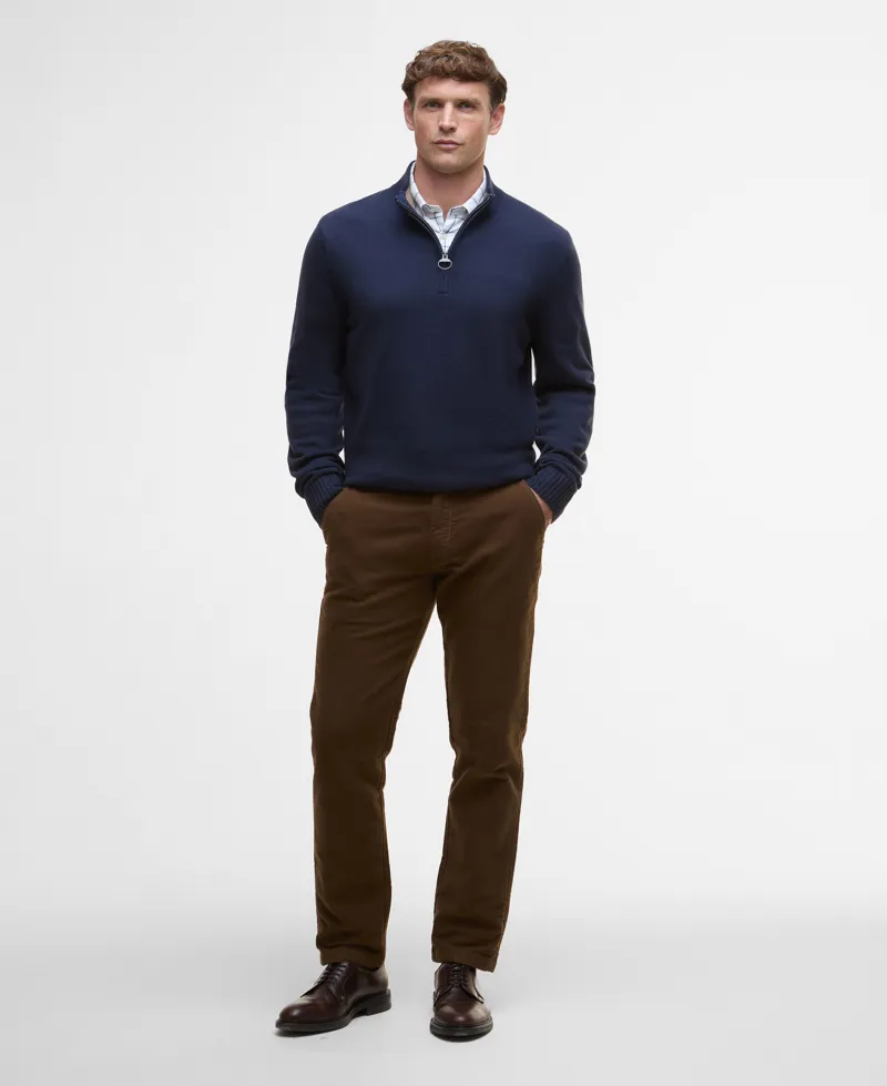 Barbour Kelson Quarter-Zip Jumper Navy-5