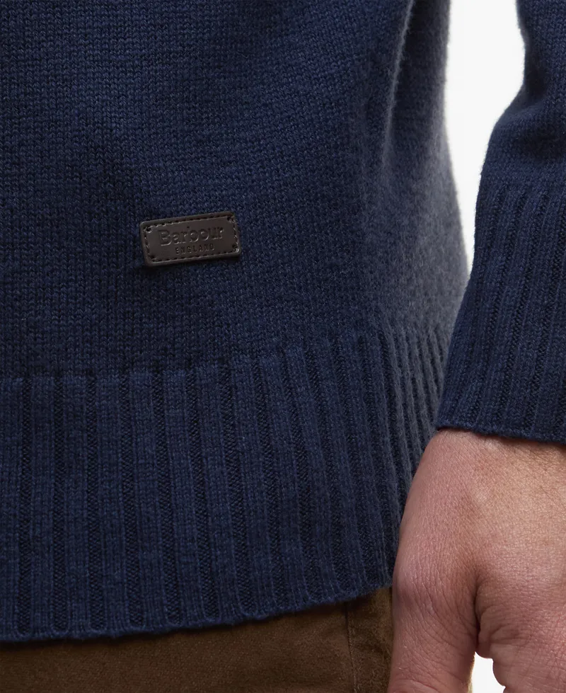 Barbour Kelson Quarter-Zip Jumper Navy-1