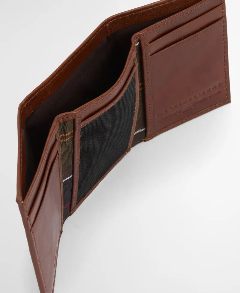 Barbour Bywell Leather BiFold Wallet Brown-2