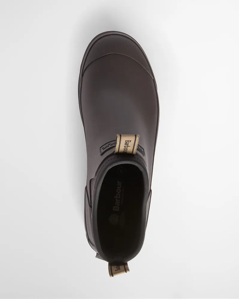 Barbour Mens Ridge Ankle Welly Dark Brown-2