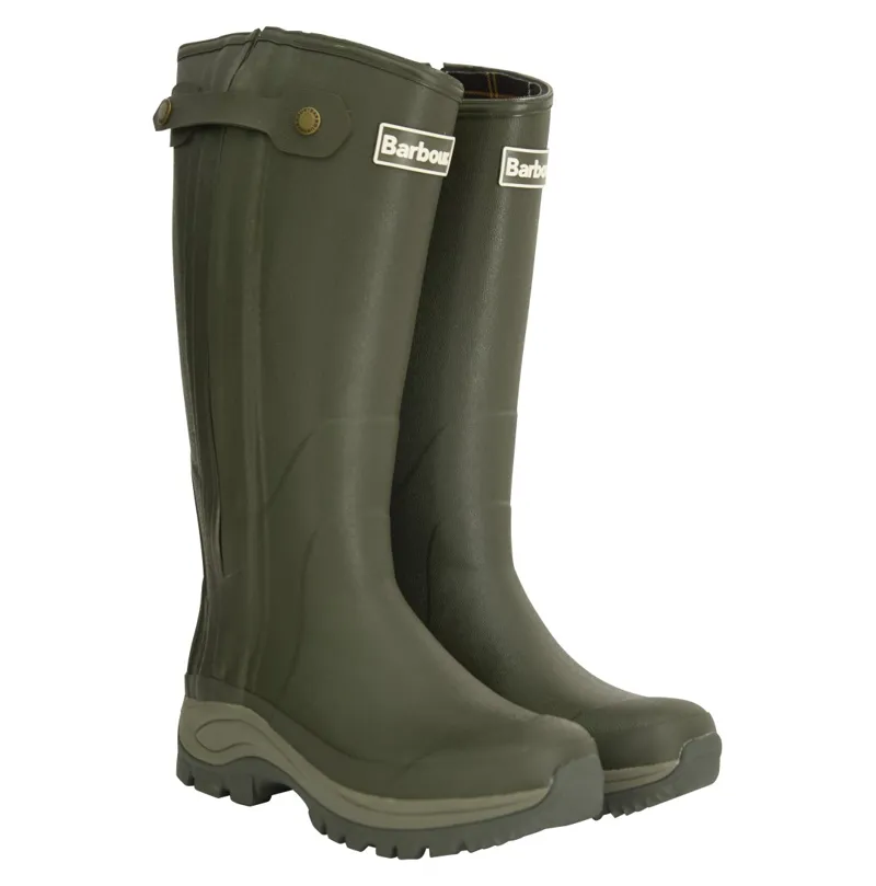 Barbour Mens Teesdale Tall Welly Olive