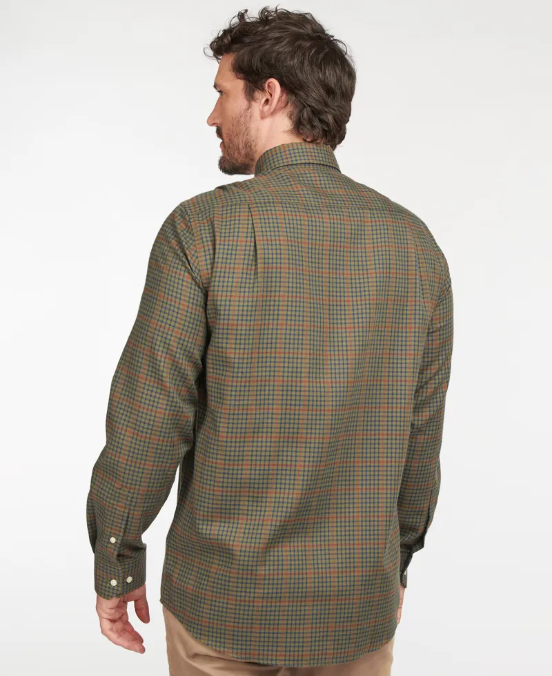 Barbour Henderson Thermo Weave Shirt Olive-6