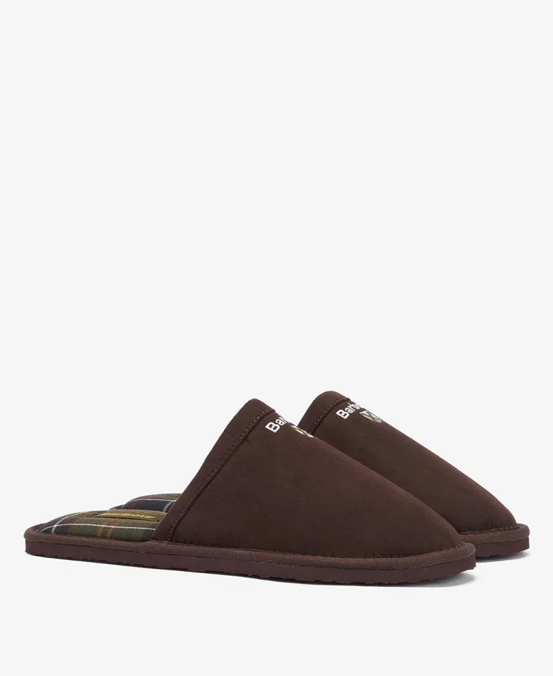 Barbour Mens Everitt Slipper Brown