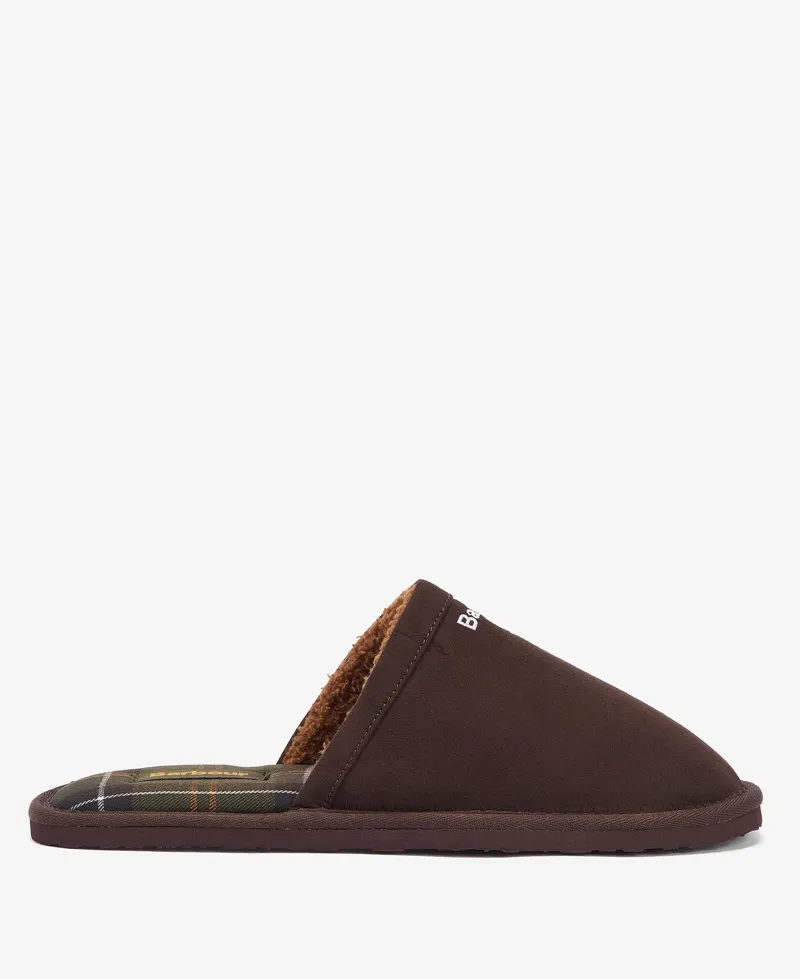 Barbour Mens Everitt Slipper Brown-1