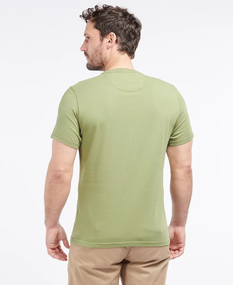 Barbour Mens Sports Tee Burnt Olive-3