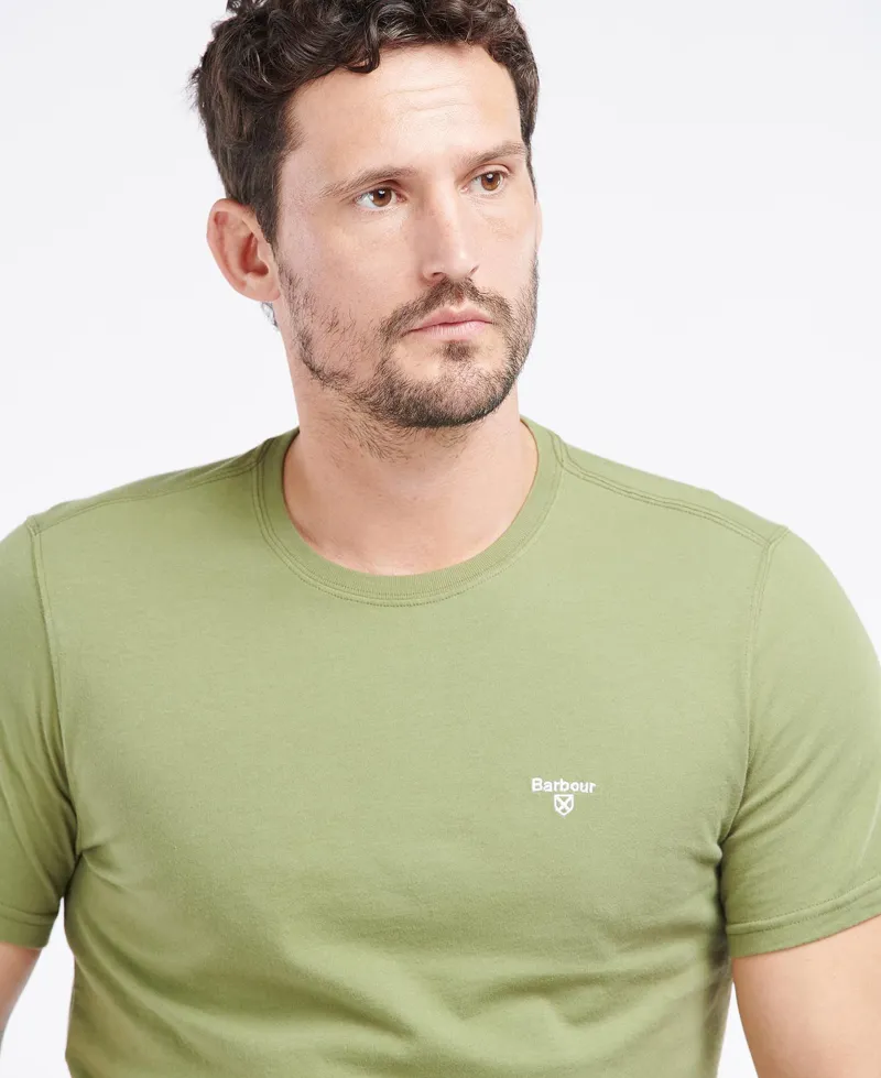 Barbour Mens Sports Tee Burnt Olive-2