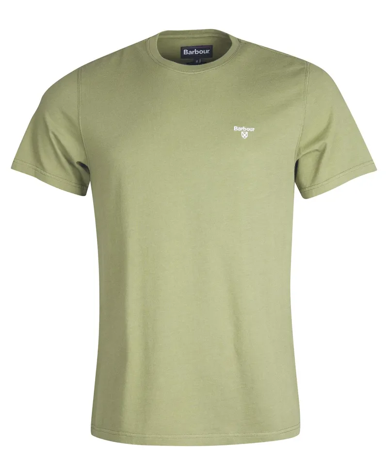 Barbour Mens Sports Tee Burnt Olive-1