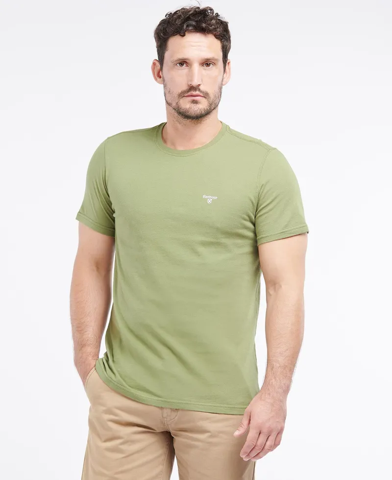 Barbour Mens Sports Tee Burnt Olive