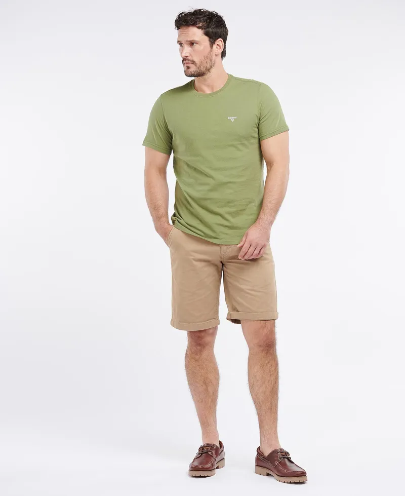 Barbour Mens Sports Tee Burnt Olive-5