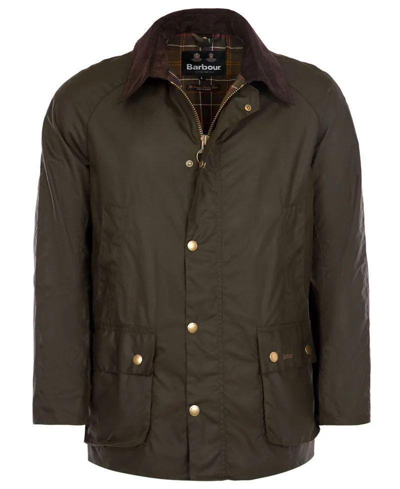 Barbour Mens Ashby Wax Jacket Olive-1