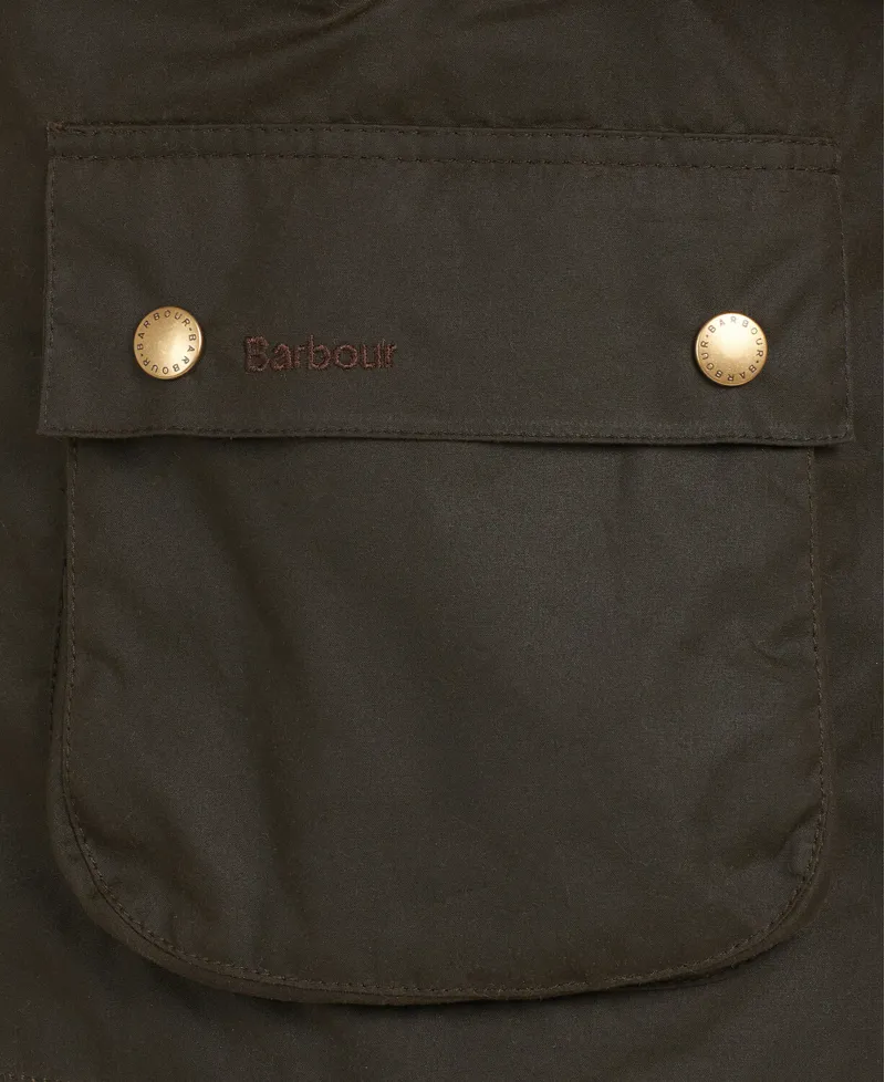 Barbour Mens Ashby Wax Jacket Olive-6