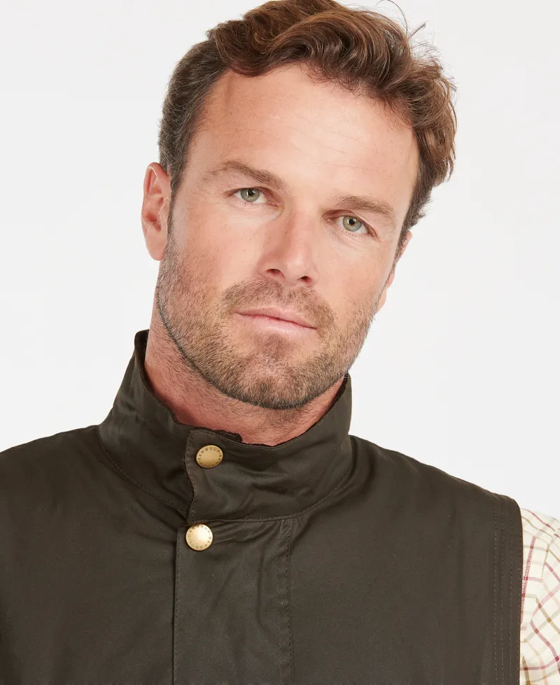 Barbour Westmorland Wax Gilet Olive-2