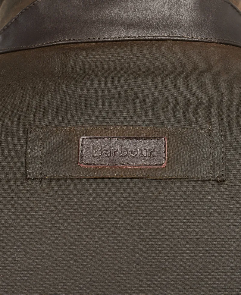 Barbour Mens Prestbury Wax Jacket Olive-4
