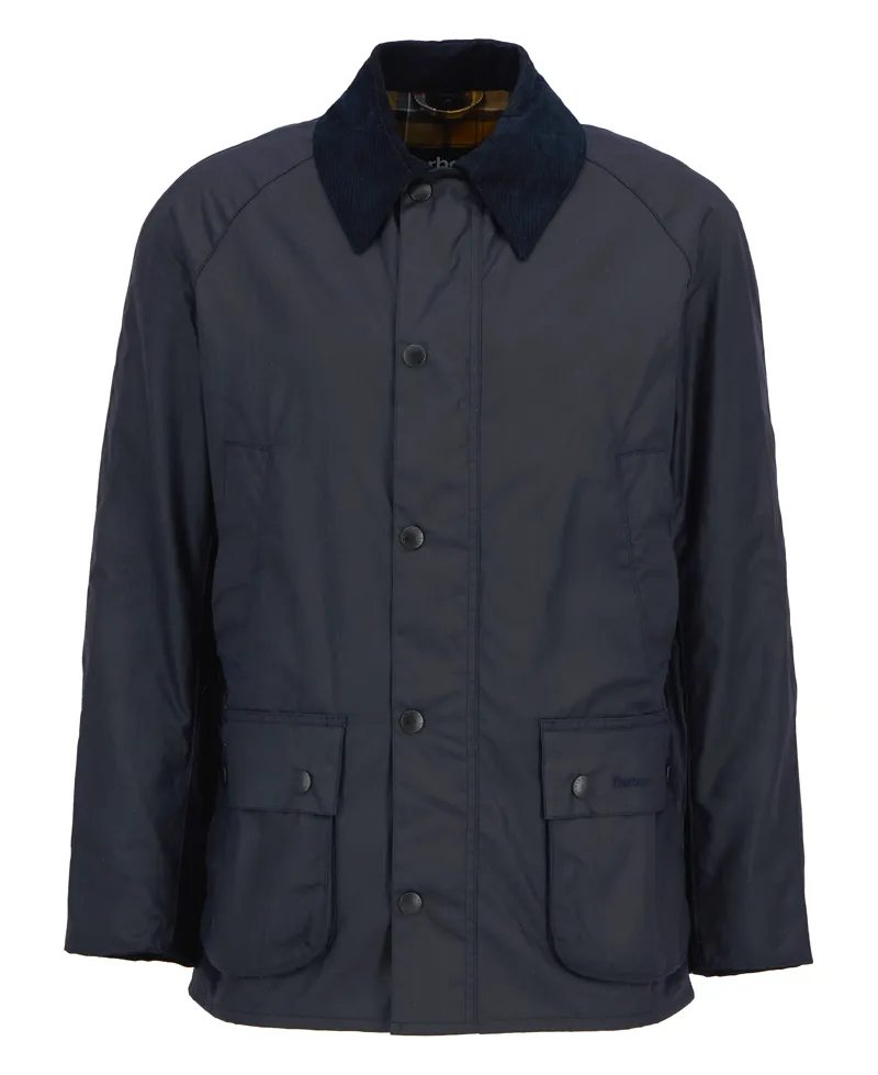 Barbour Mens Ashby Wax Jacket Navy-1