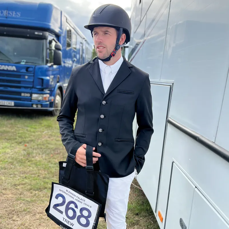 Equetech Boys Wyatt Competition Jacket Black-2