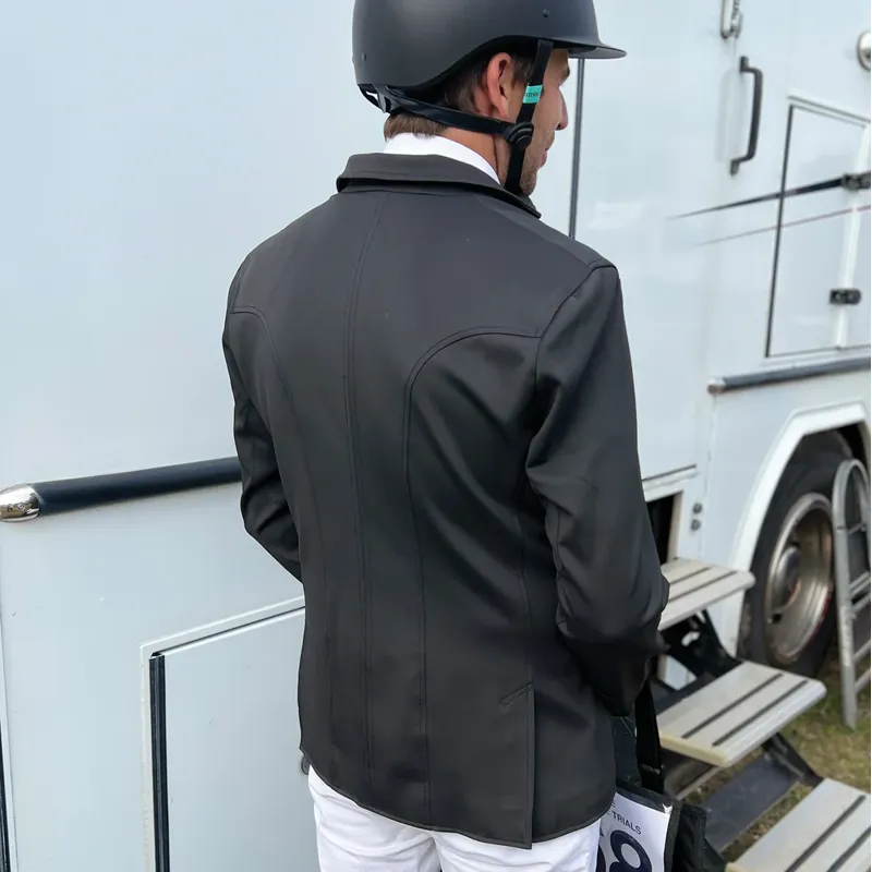 Equetech Boys Wyatt Competition Jacket Black-1