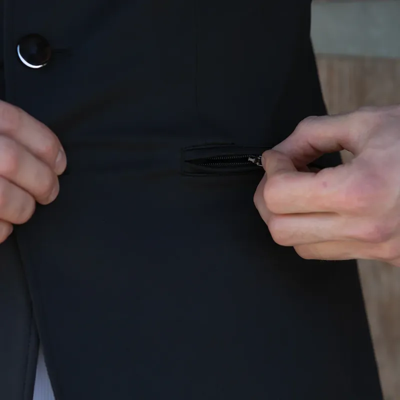 Equetech Boys Wyatt Competition Jacket Black-3