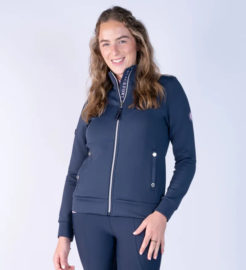 Blackfort Equestrian Jenny Softshell Jacket Navy/Marshmallow-4
