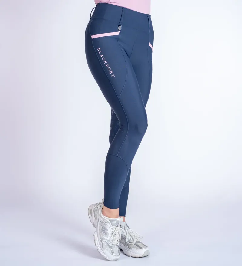 Blackfort Equestrian Training Tights 3.0 Navy/Marshmallow-2