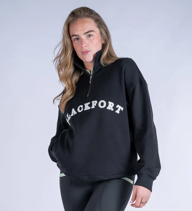 Blackfort Equestrian Ruby Quarter Zip Black/Matcha