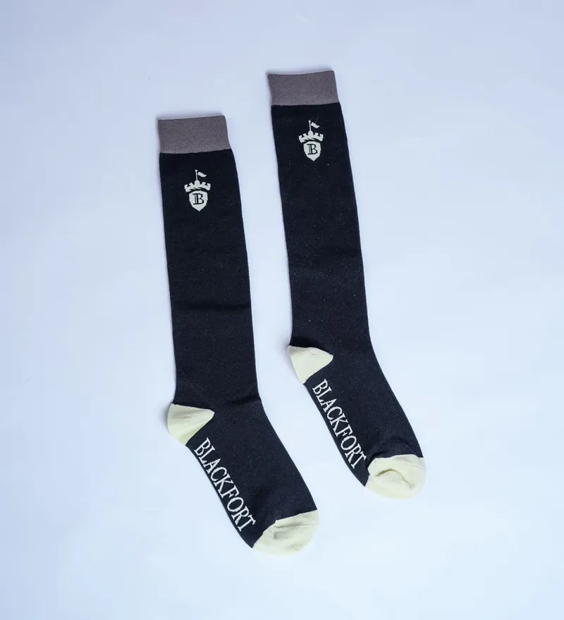 Blackfort Equestrian Socks Black/Matcha