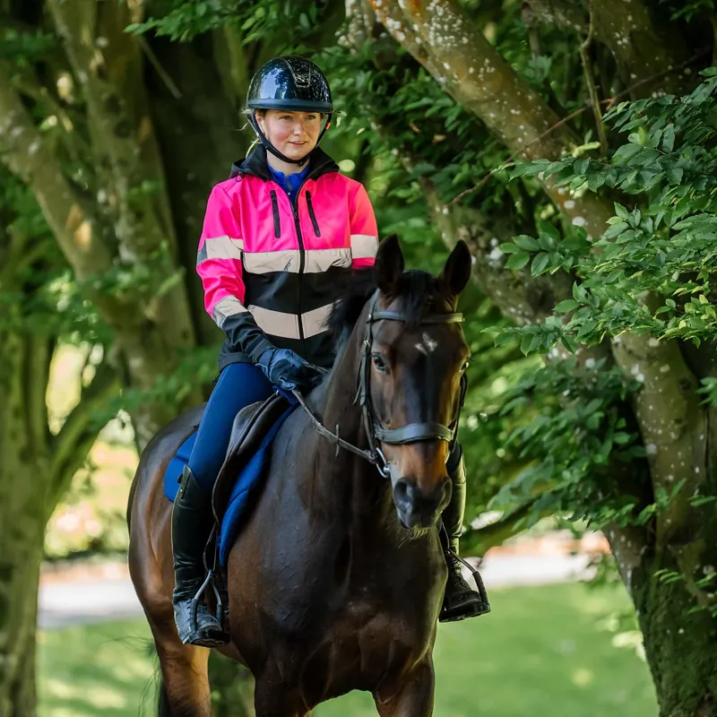 Cameo Water Repellant Hi Viz Jacket Pink-6