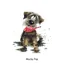 Trish Williams Card Mucky Pup