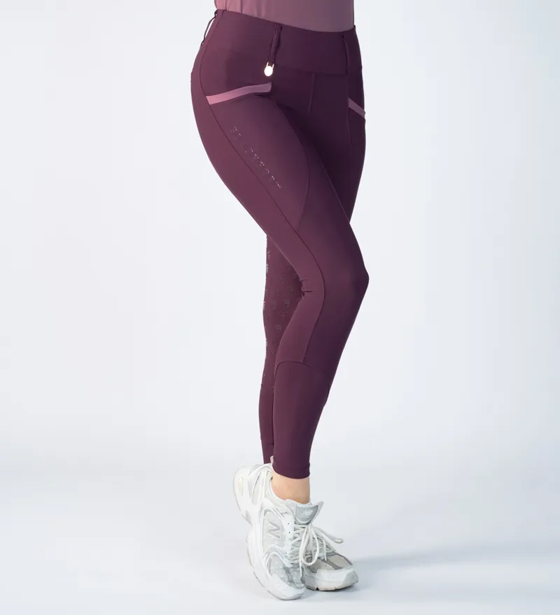 Blackfort Equestrian Training Tights 3.0 Mulberry/Fig-2