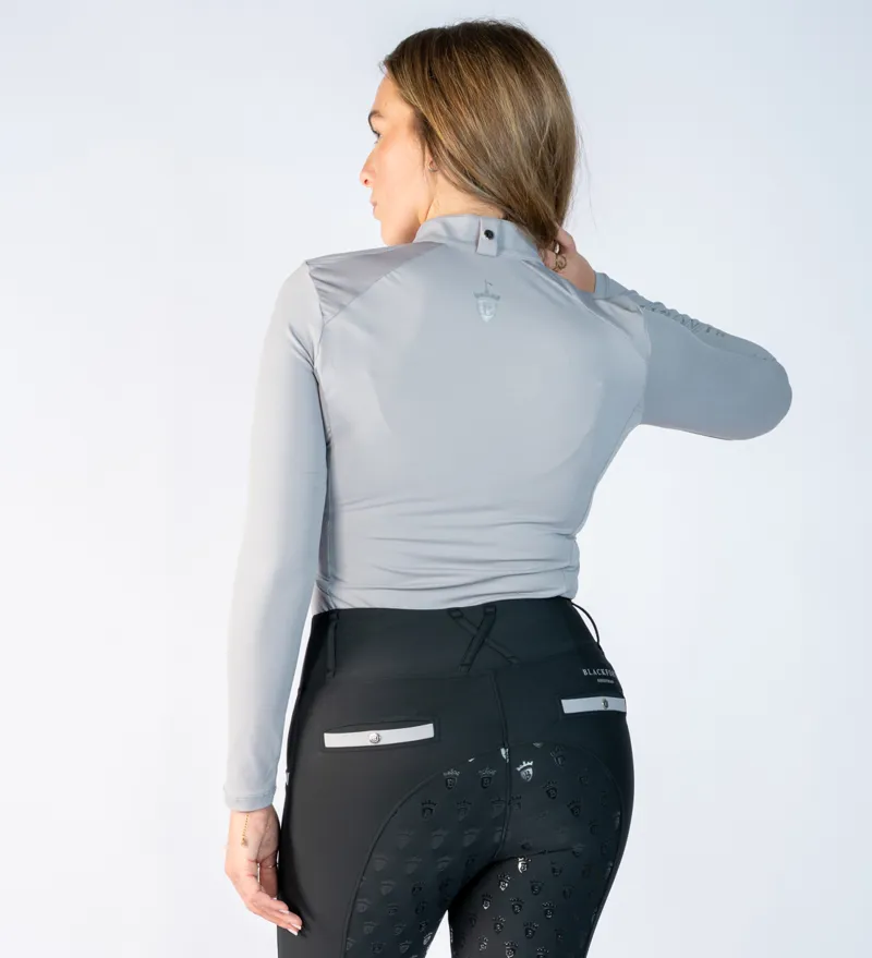 Blackfort Equestrian Cool Mesh Base Layer Long Sleeve Glacier-1