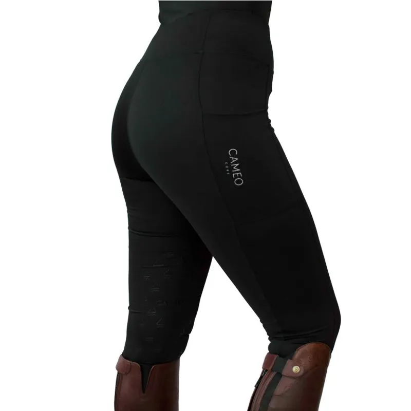 Cameo Core Collection Ladies Riding Tights Black-1
